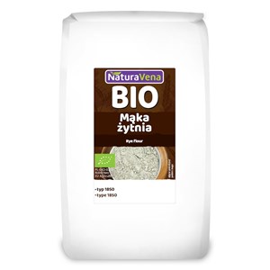 MĄKA ŻYTNIA TYP 1850 BIO 1 kg - NATURAVENA