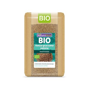 KASZA GRYCZANA PALONA BIO 1 kg - NATURAVENA