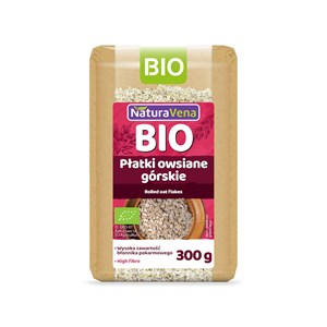 PŁATKI OWSIANE GÓRSKIE BIO 300 g - NATURAVENA