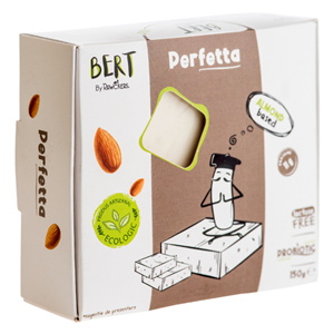 WEGAŃSKA ALTERNATYWA SERA TYPU FETA Z MIGDAŁÓW I ORZECHÓW NERKOWCA BIO 150 g - BERT