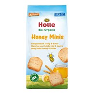 SUCHARKI Z MIODEM I MASŁEM OD 12 MIESIĄCA DEMETER BIO 100 g - HOLLE