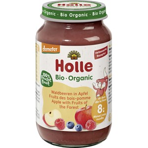 JABŁKO - OWOCE LEŚNE BEZ DODATKU CUKRÓW OD 8 MIESIĄCA DEMETER BIO 220 g (SŁOIK) - HOLLE