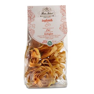 MAKARON PROTEINOWY (Z CIECIERZYCY I BRĄZOWEGO RYŻU) TAGLIATELLE BEZGLUTENOWY BIO 250 g - PASTA NATURA