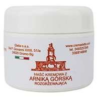 MAŚĆ KREMOWA Z ARNIKĄ GÓRSKĄ ROZGRZEWAJĄCA 50 ml - ELETTA