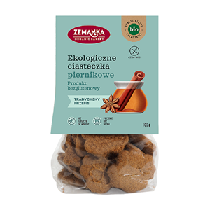 CIASTKA PIERNIKOWE BEZGLUTENOWE BIO 100 g - ZEMANKA