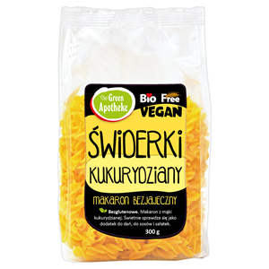 MAKARON (KUKURYDZIANY) ŚWIDERKI BEZGLUTENOWY BIO 300 g - APOTHEKE