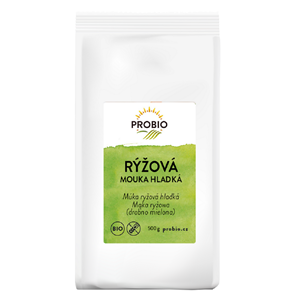 MĄKA RYŻOWA JASNA DROBNO MIELONA BEZGLUTENOWA BIO 500 g - PROBIO