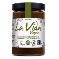 KREM CZEKOLADOWO - ORZECHOWY BEZGLUTENOWY FAIR TRADE BIO 600 g - LA VIDA