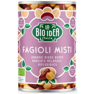 FASOLA MIX W ZALEWIE BIO 400 g (240 g) - LA BIO IDEA