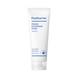 PIANKA KOREAŃSKA DO TWARZY CREAM NAWILŻAJĄCA OCZYSZCZAJĄCA Z CERAMIDAMI 220 ml - REAL BARRIER